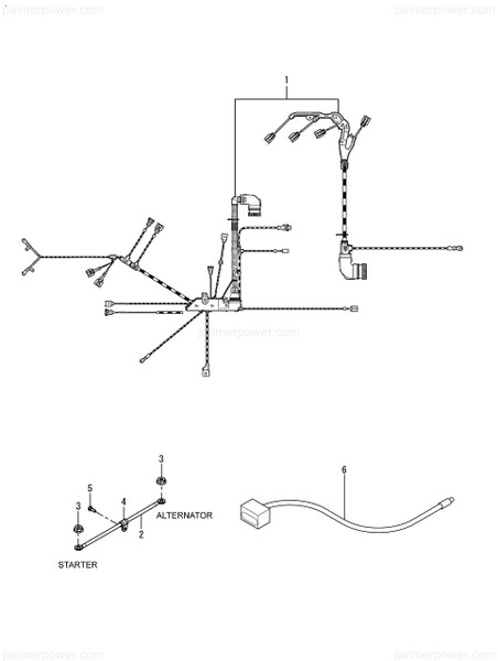 Order YANMAR 120650-78211 Harness, Wire