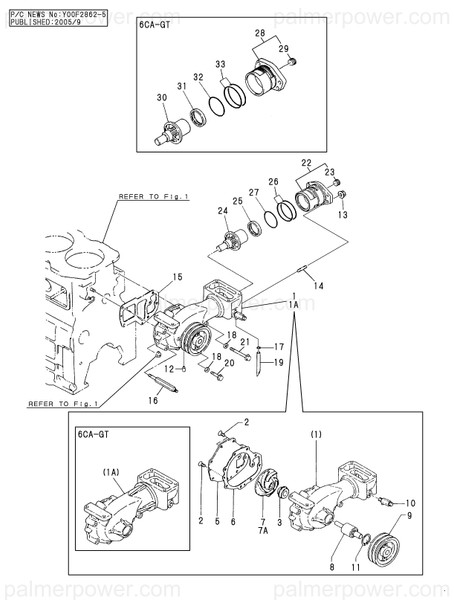 Order YANMAR 127692-48370 Case, Thermostat