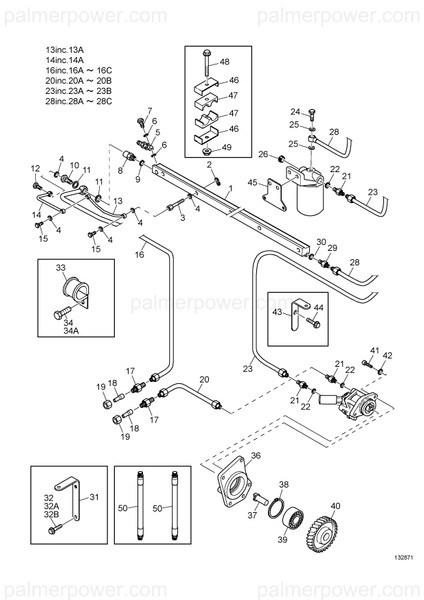 Order YANMAR 165000-33750 Bracket