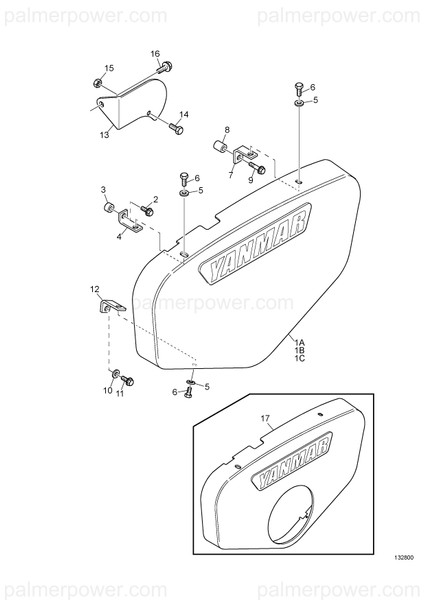Order YANMAR 165000-33650 Bracket