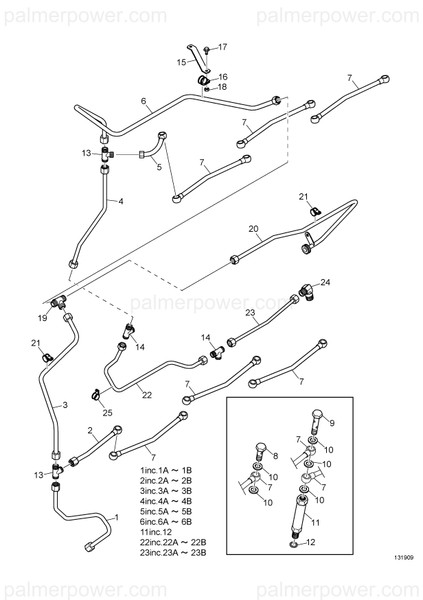 Order YANMAR 165000-32520 Nut
