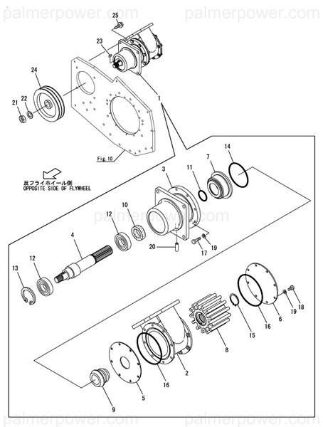Order YANMAR 43600-400411 Impeller, Pump