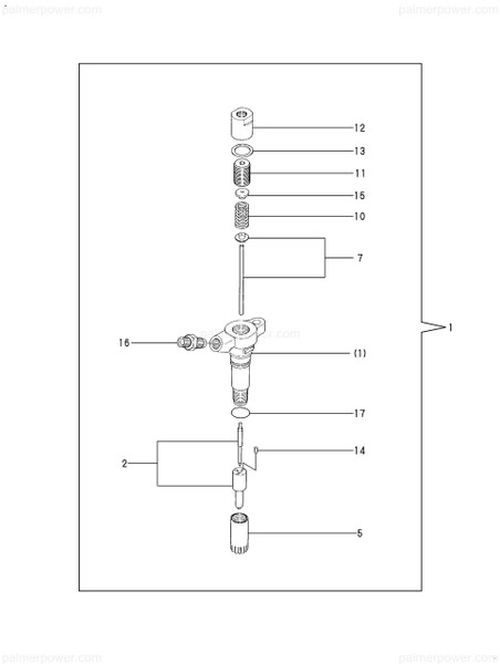 Order YANMAR 726613-53100 Valve Assy,Injection