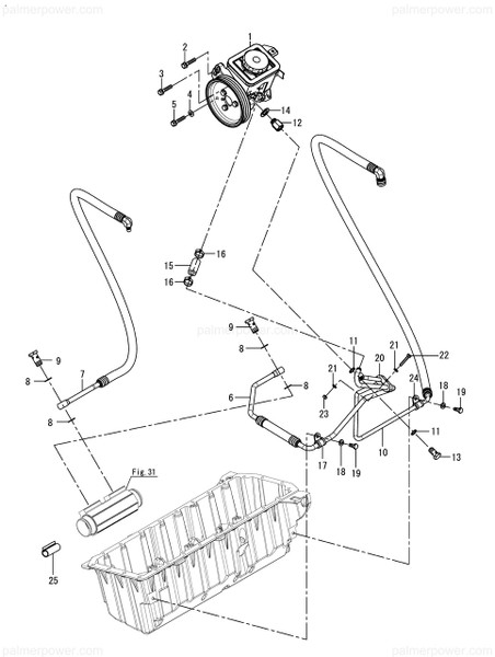 Order YANMAR 120660-85320 Pipe, Cooler-Pump