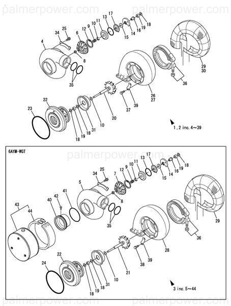 Order YANMAR X4918225630 Housing Assy