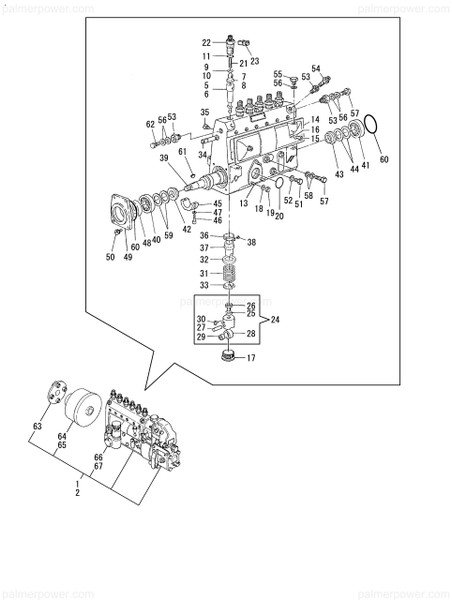 Order YANMAR 127620-51100 Plunger Assy