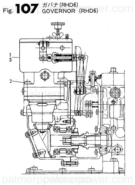 Order YANMAR 148218-66300 Governor, Rhd6