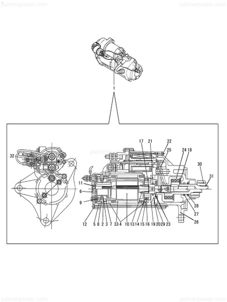Order YANMAR X137300102X9 Shaft Assy