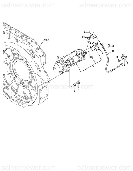 Order YANMAR 148620-77110 Terminal, 1/2-13Unc
