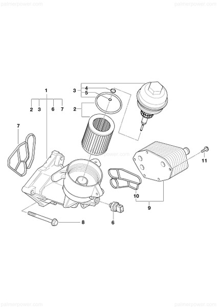 Order YANMAR 165000-69630 Cover, Oil Filter