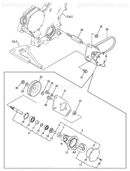 Order YANMAR 25111-002000 V-Belt
