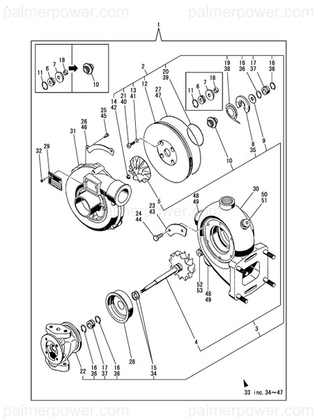 Order YANMAR X3267110018 Overhaul Kit