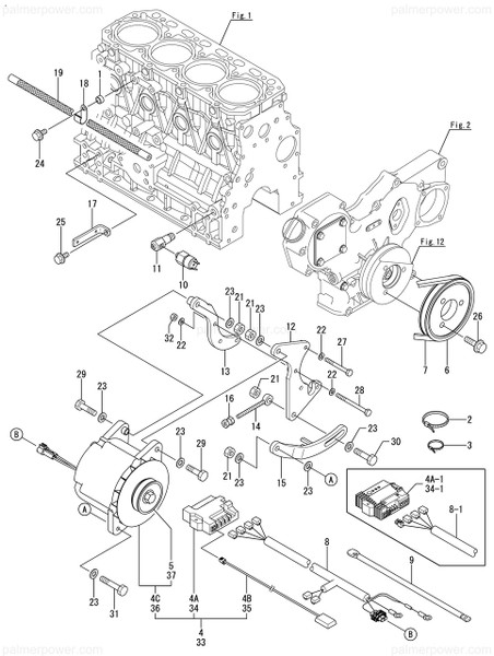 Order YANMAR 129271-77351 Bracket, Rear