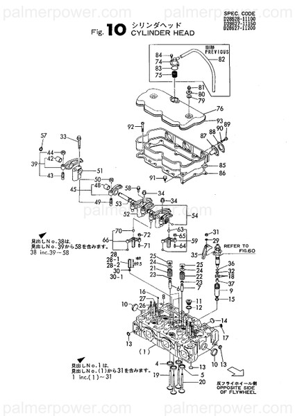 Order YANMAR 128619-11121 Spring, Valve