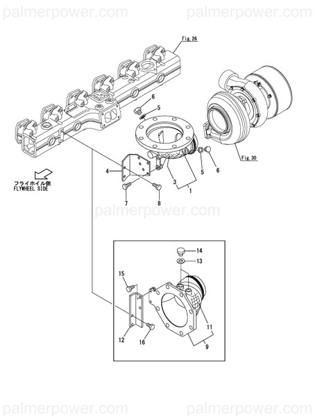 Order YANMAR 148616-18550 Bend Assy, Exhaust