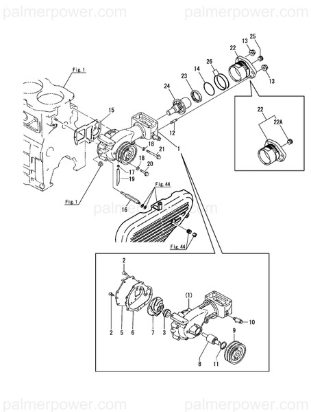Order YANMAR 127692-43000 Pump Assy, Water
