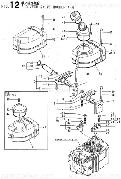 Order YANMAR 148616-11261 Support, Rocker Arm