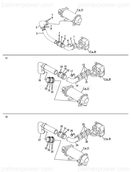 Order YANMAR 127610-49190 Bend, Water Outlet