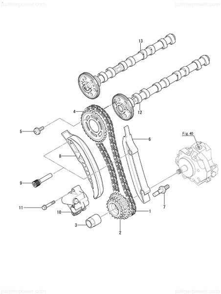 Order YANMAR 165000-69220 Camshaft, Inlet