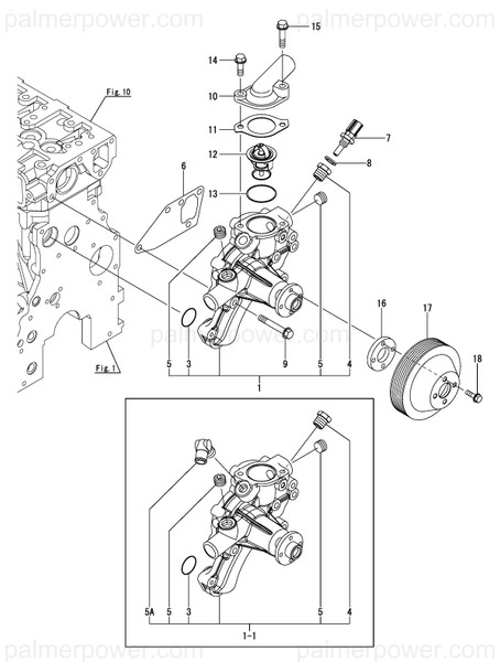 Order YANMAR 129677-42001 Pump Assy, Cw