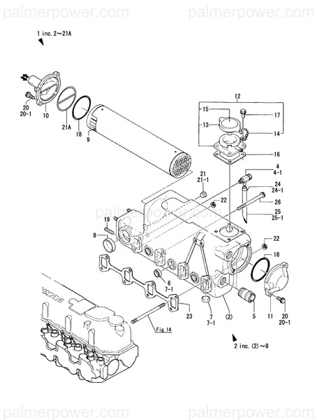 Order YANMAR 129470-44000 Cooler Assy, Water