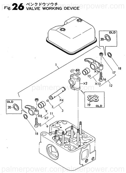 Order YANMAR 735410-11500 Support Assy, Rocker