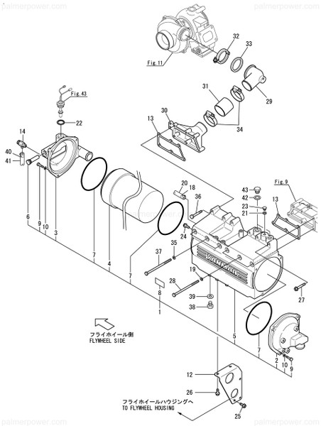 Order YANMAR 119574-18760 Box, Water B
