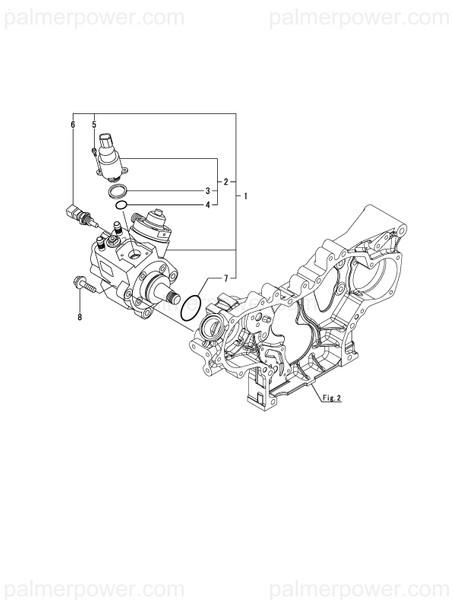 Order YANMAR 129A00-51900 O-Ring, Fuel Pump