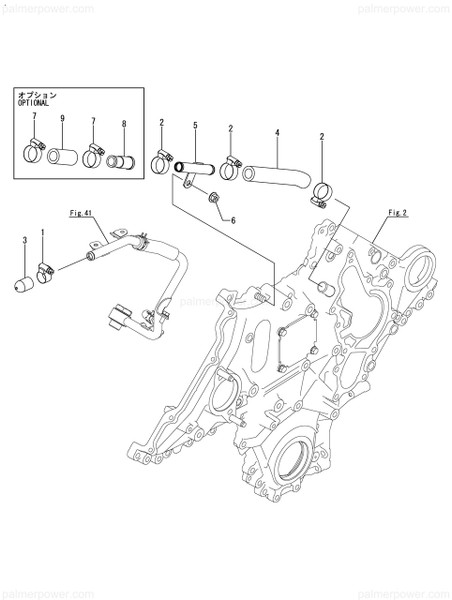 Order YANMAR 119798-49900 Adapter, Hose