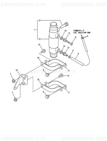 Order YANMAR 119773-59121 Pipe, Pump Outlet