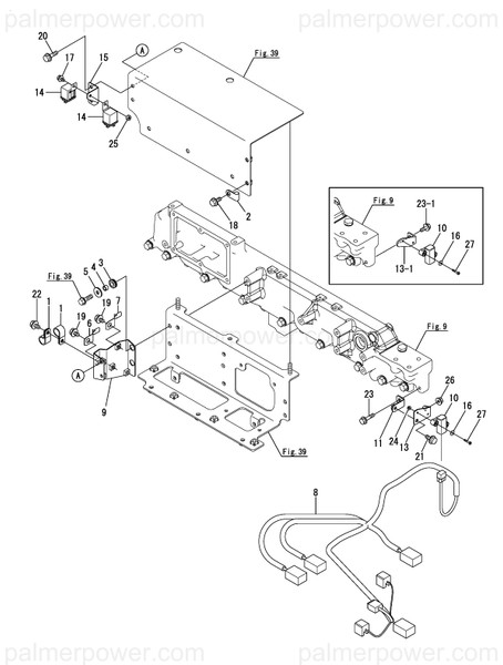 Order YANMAR 119578-91650 Bracket, Switch