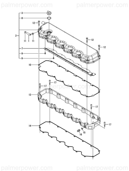 Order YANMAR 119581-11380 Packing, R.A.Housing