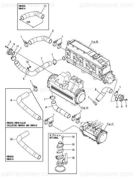 Order YANMAR 119578-49690 Hose, Clutch Outlet