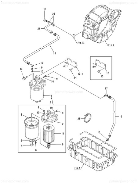 Order YANMAR 119187-39720 Pipe, Filter Inlet
