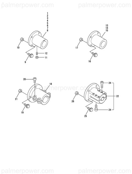 Order YANMAR 129171-85900 Coupling, Taper 32