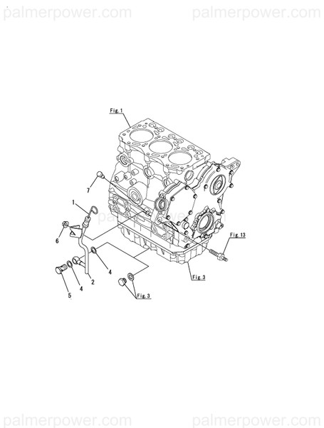 Order YANMAR 128990-34860 Guide Assy, Dipstick