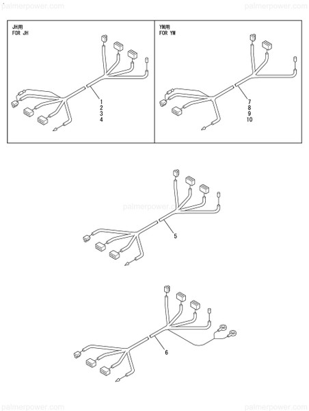 Order YANMAR 164100-22740 Harness, Wire 10M