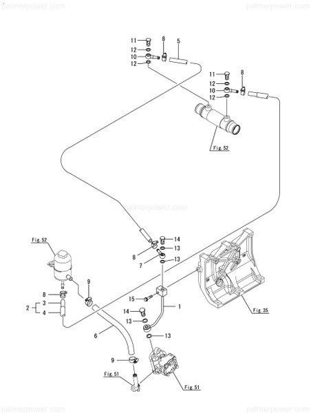 Order YANMAR 119799-26160 Pipe, Atf Joint