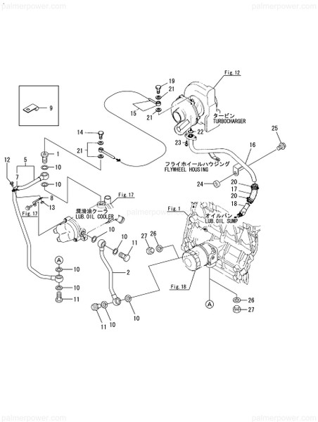 Order YANMAR 129693-39251 Pipe Assy, Cooler In