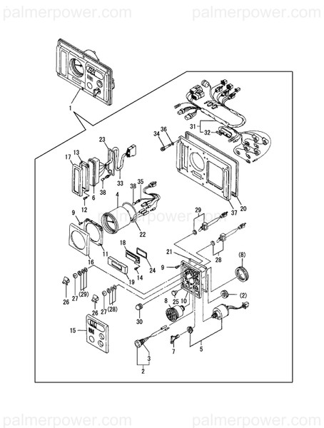 Order YANMAR 129570-91850 Harness, Main B2
