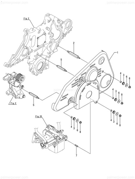 Order YANMAR 119798-09400 Cover, Belt