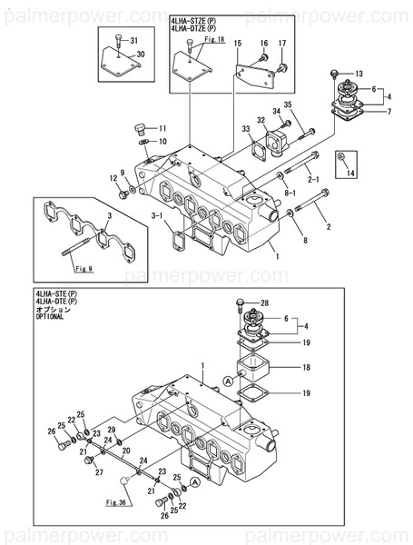 Order YANMAR 119175-13113 Manifold, Exhaust