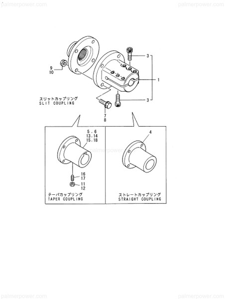 Order YANMAR 129470-83750 Coupling Assy, Slit