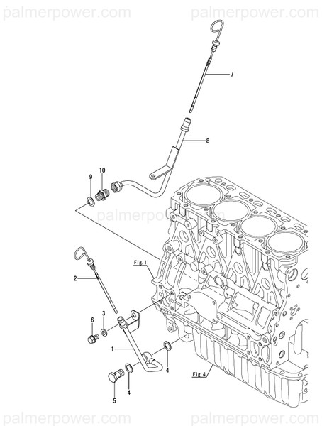 Order YANMAR 129670-34810 Dipstick, Oil