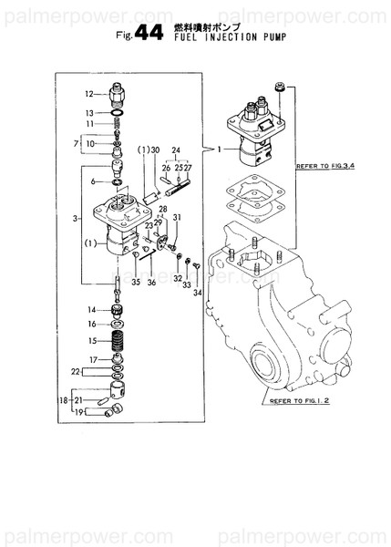 Order YANMAR 728271-51101 Pump Assy, Injection