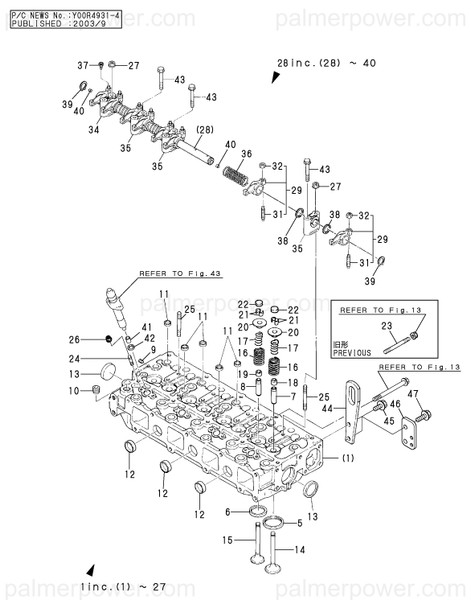 Order YANMAR 719173-11710 Head Assy, Cylinder