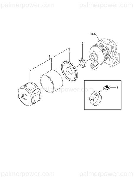 Order YANMAR 129470-12301 Silencer Assy,Intake