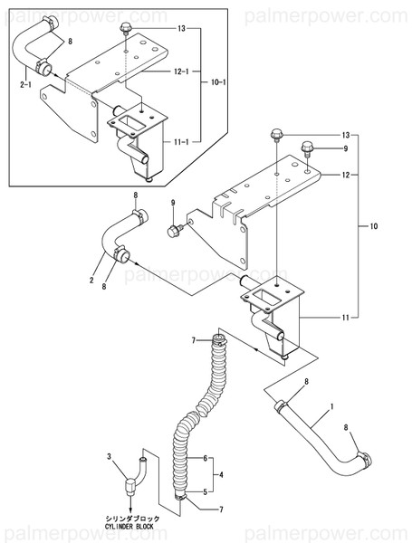 Order YANMAR 119773-03301 Hose Assy, Breather