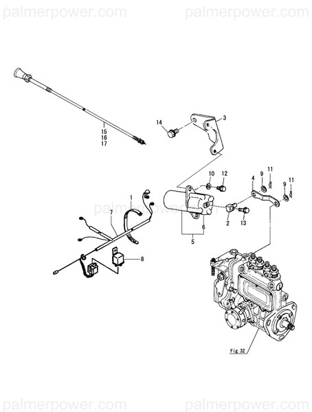 Order YANMAR 129470-77971 Harness, Solenoid