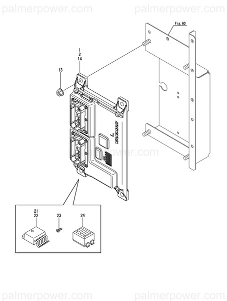 Order YANMAR 119581-75900 Ecu,Service